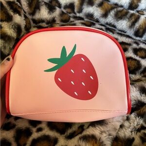Strawberry makeup bag